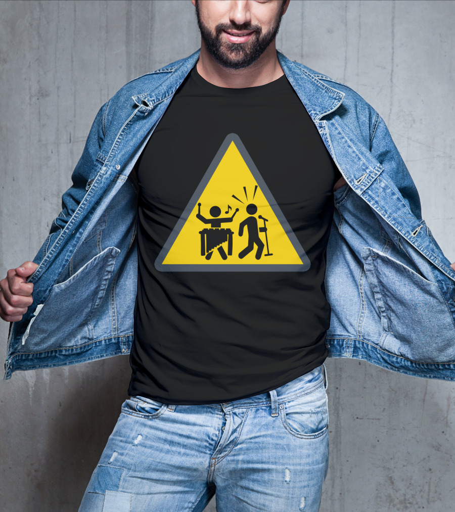 Warning Marimba Music And Singing Comedy T-Shirt