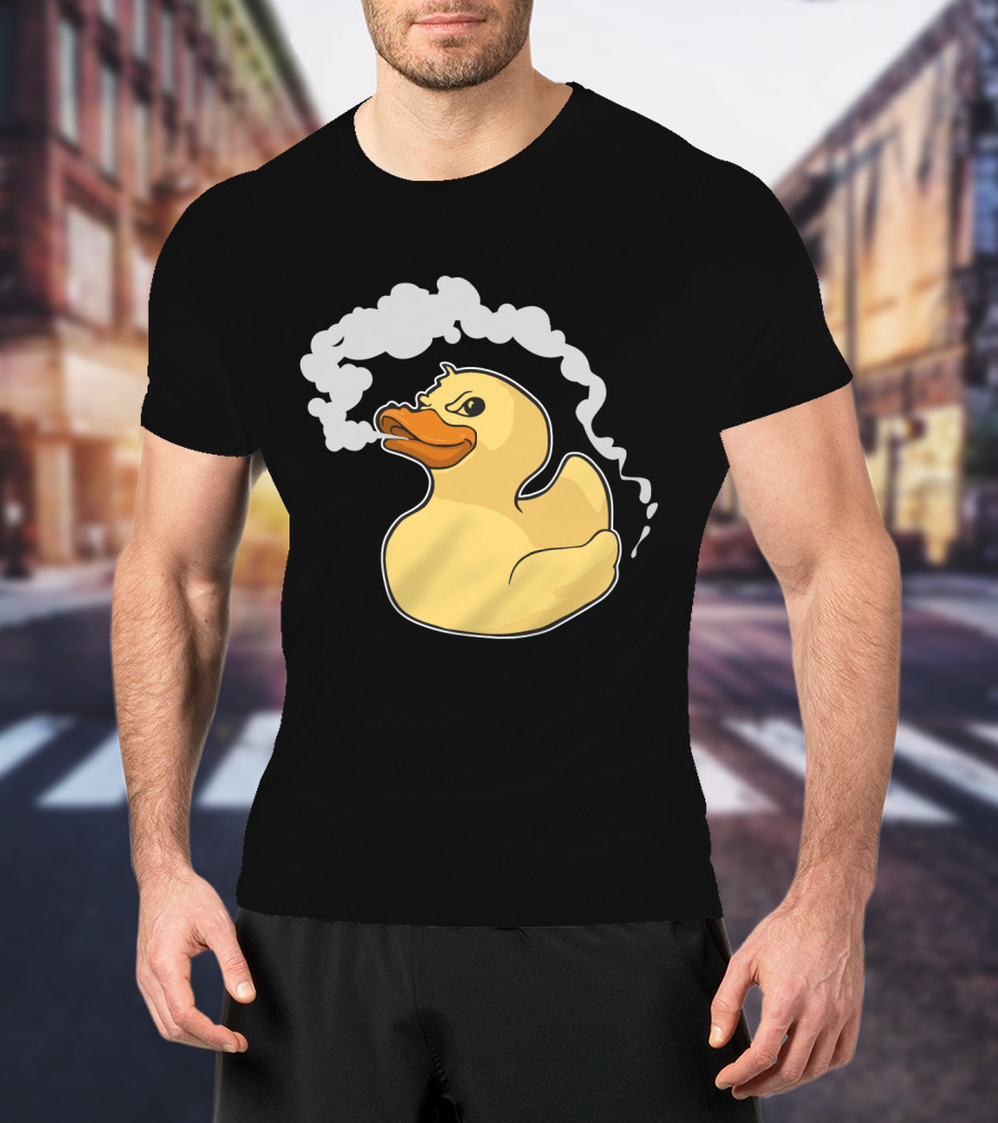 Fire Breathing Rubber Ducky With Smoke T-Shirt