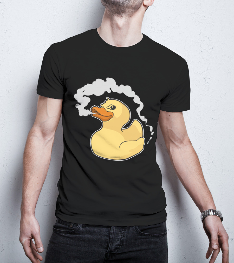 Fire Breathing Rubber Ducky With Smoke T-Shirt