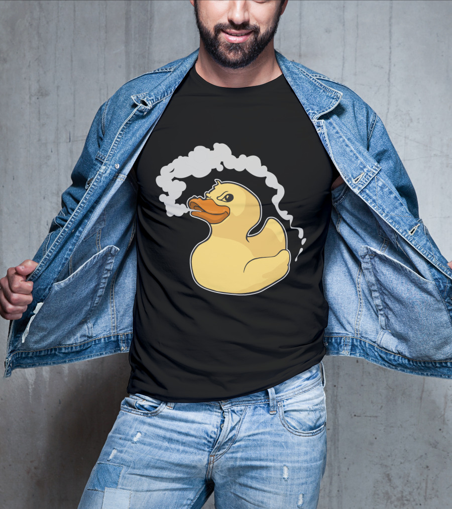 Fire Breathing Rubber Ducky With Smoke T-Shirt