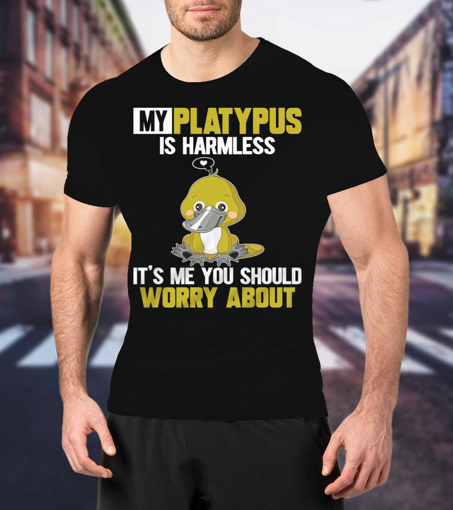 My Platypus Is Harmless It's ME You Should Worry About T-Shirt