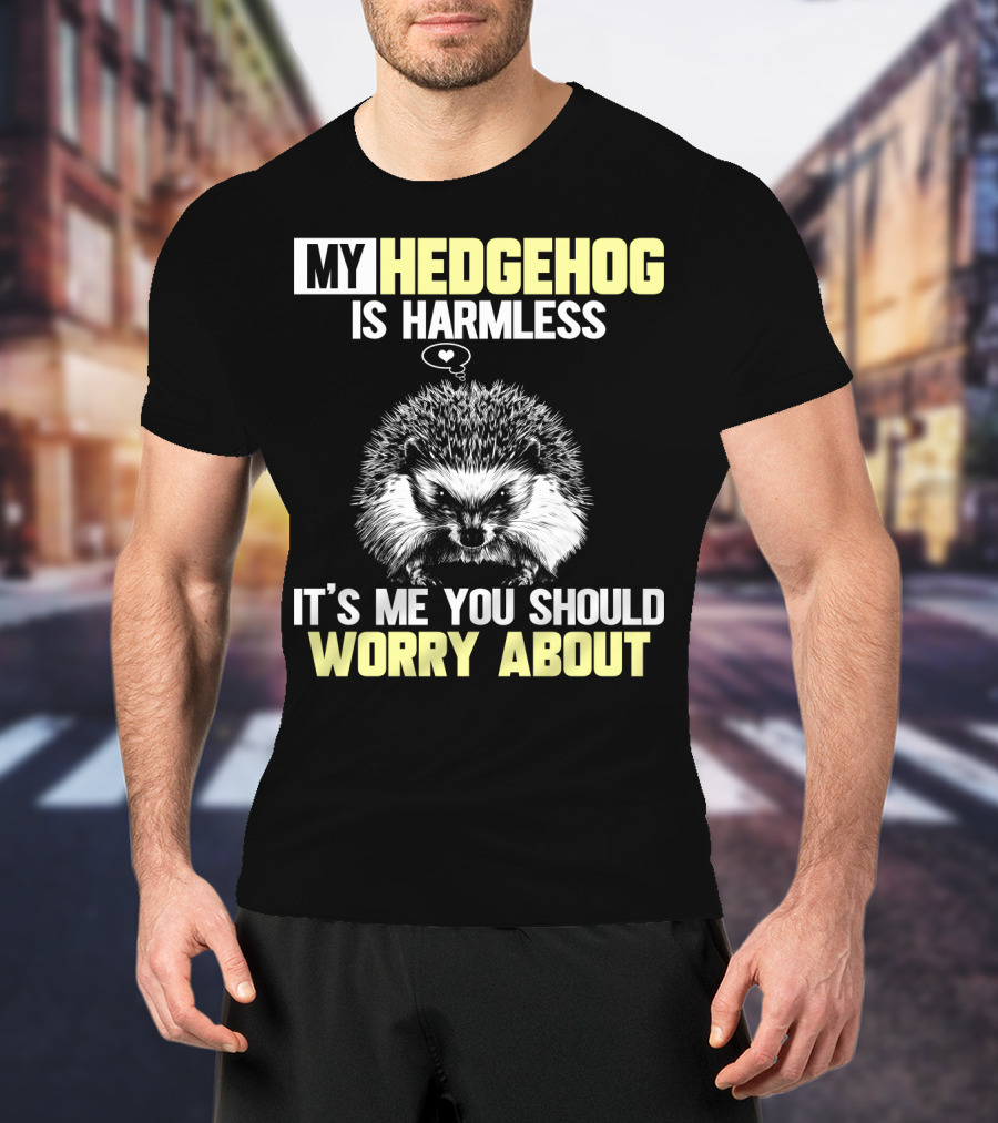 My Hedgehog Is Harmless It’s ME You Should Worry About T-Shirt