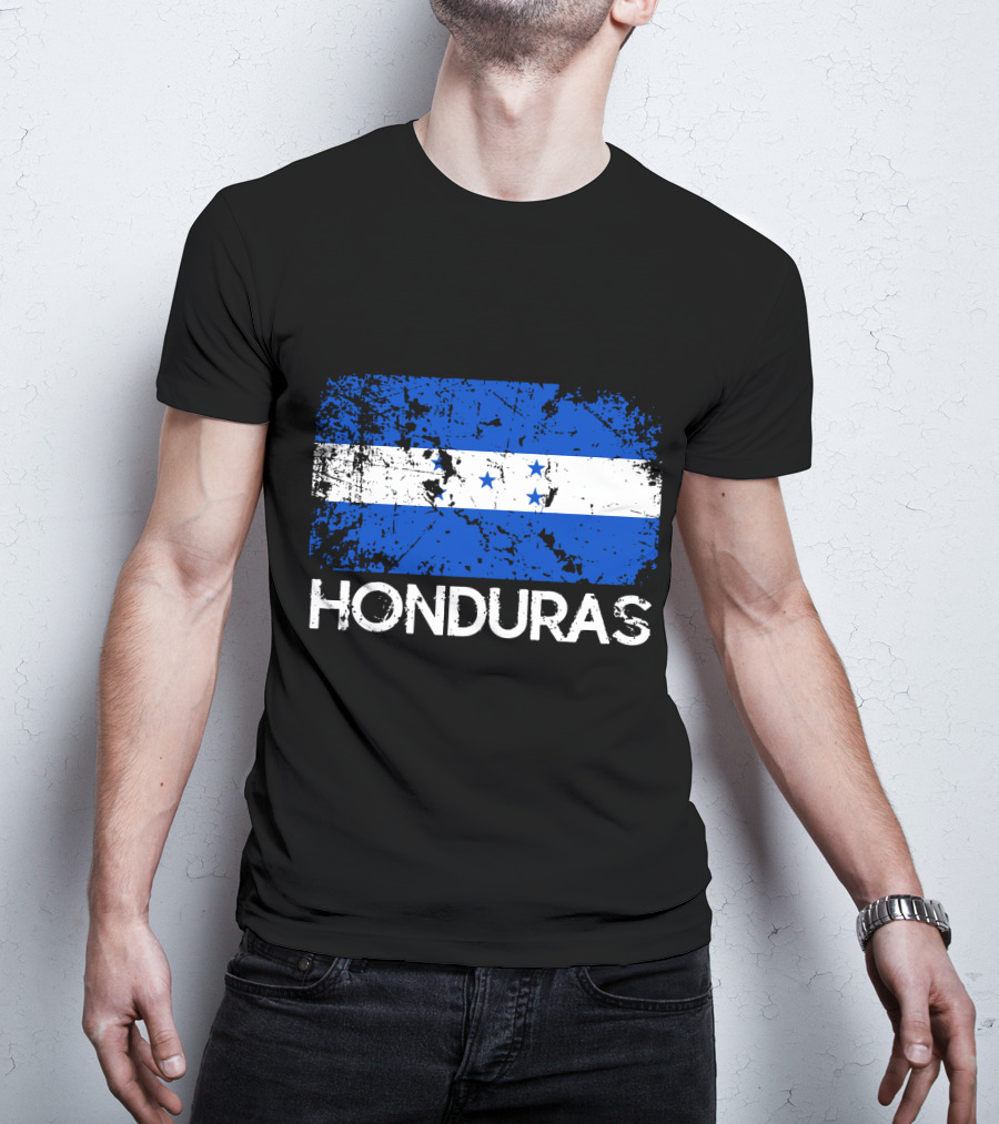 Honduran Flag Vintage Honduras Made In Honduras T-Shirt