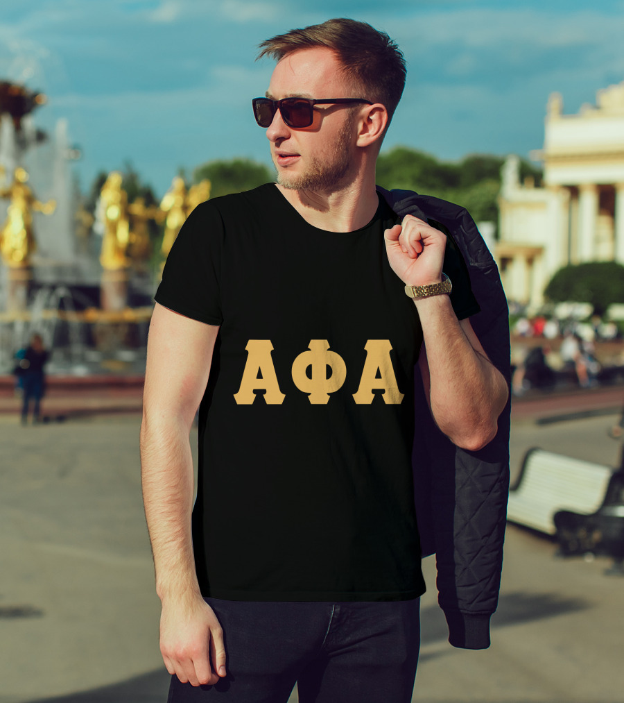 Alpha Phi Alpha Greek Letters Fraternity Clothing T-Shirt