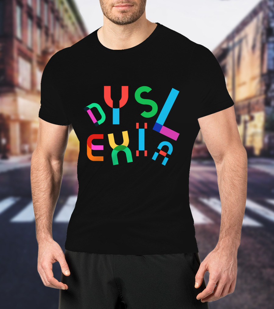 Dyslexia Multicolor Awareness T-Shirt