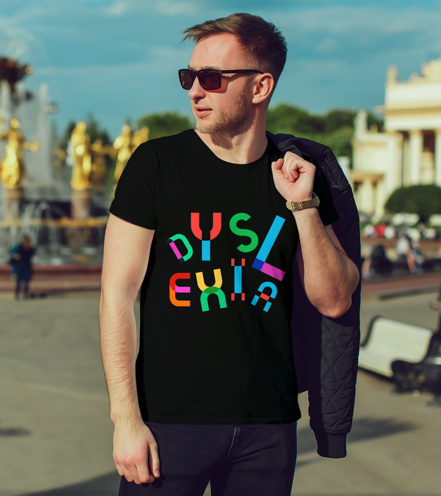 Dyslexia Multicolor Awareness T-Shirt