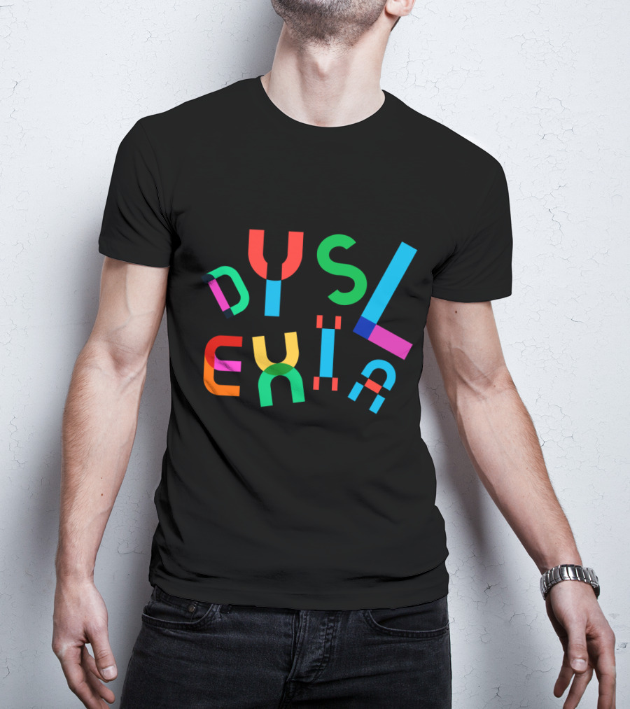 Dyslexia Multicolor Awareness T-Shirt