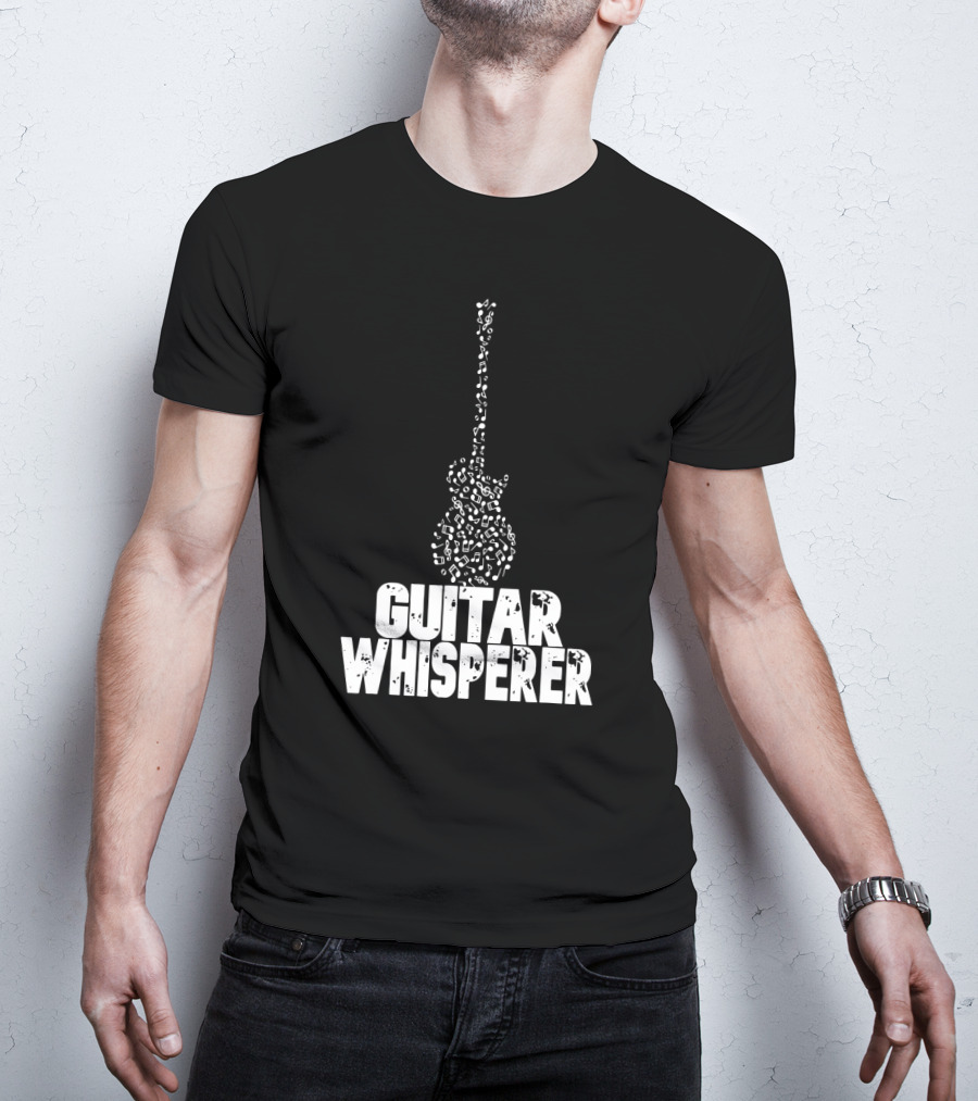 Guitar Whisperer Musical Notes T-Shirt