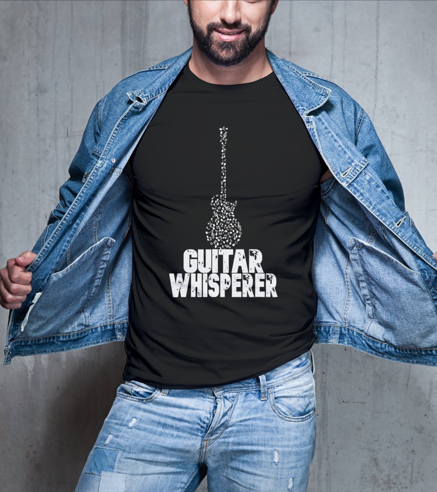 Guitar Whisperer Musical Notes T-Shirt