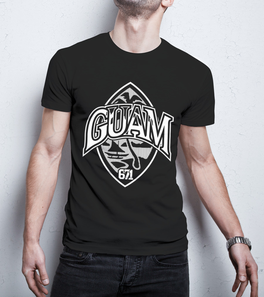 Guam USA 671 Chamorro Pride Seal T-Shirt
