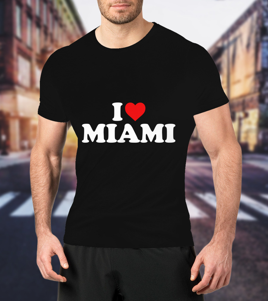 I Love Miami Heart Icon T-Shirt
