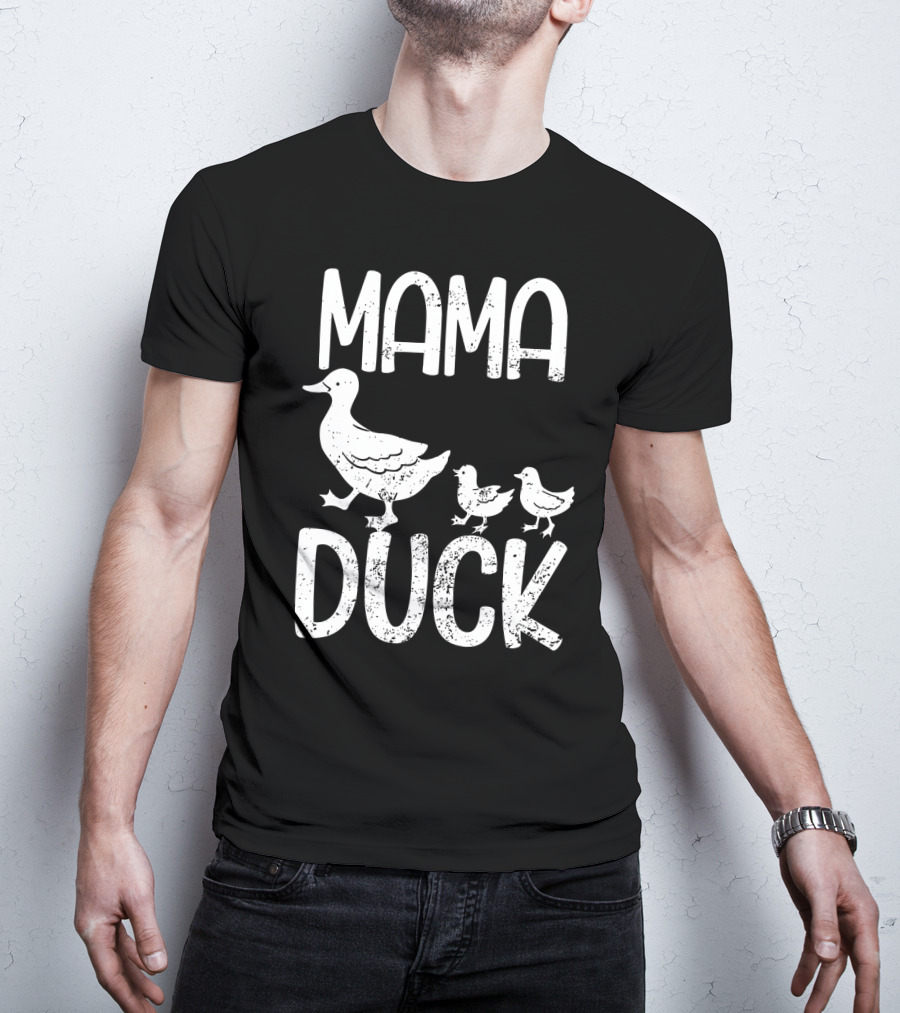 Mama Duck With Kids Mothersday T-Shirt