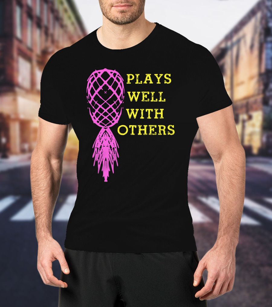 Plays Well With Others Pineapple Abstract Xylophone T-Shirt