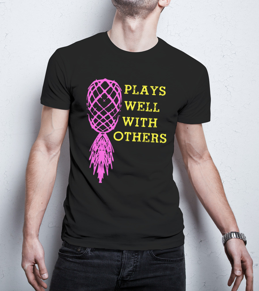 Plays Well With Others Pineapple Abstract Xylophone T-Shirt