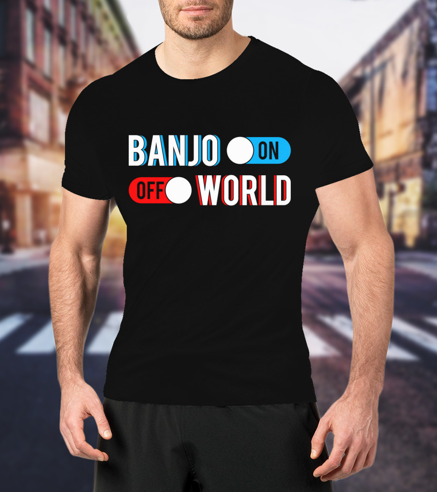 Banjo On Off World T-Shirt