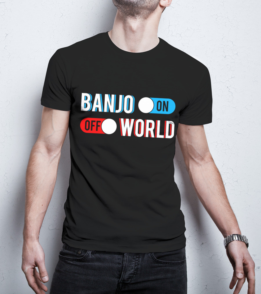 Banjo On Off World T-Shirt