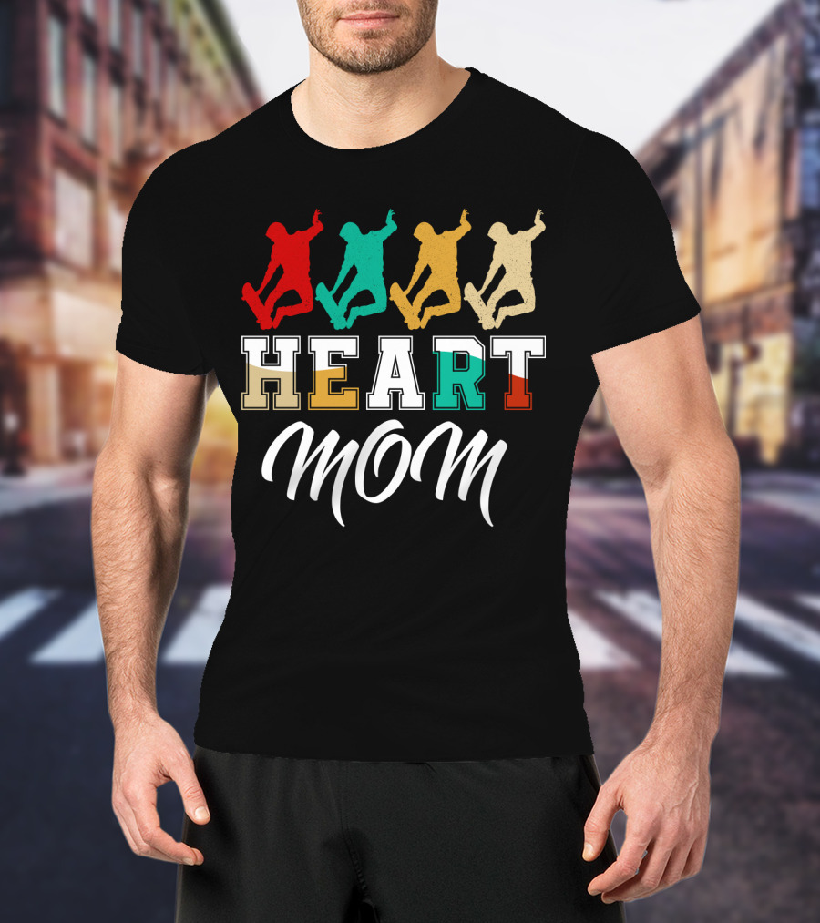 HEART MOM Skateboarding T-Shirt