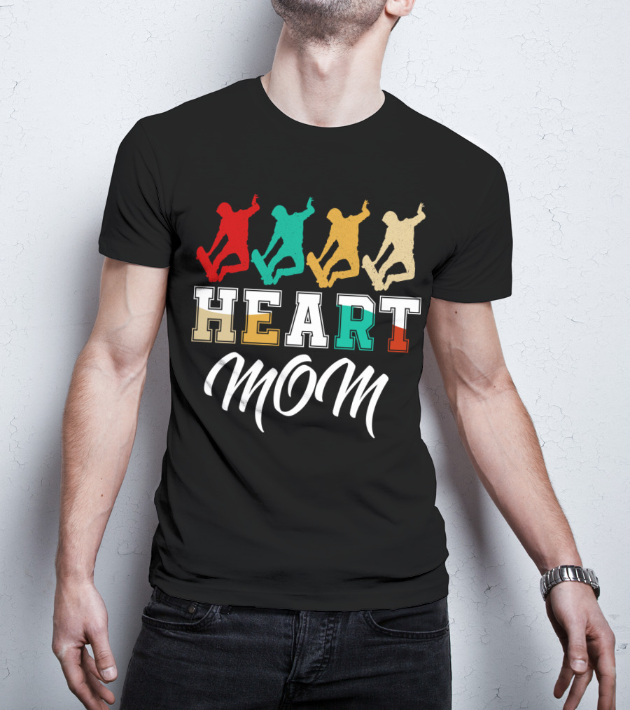 HEART MOM Skateboarding T-Shirt