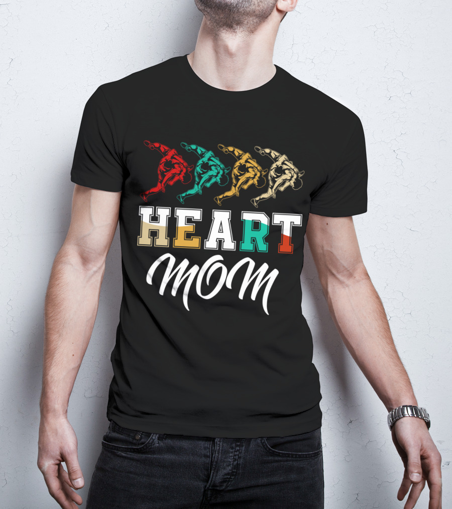 Heart Mom Wrestlers T-Shirt