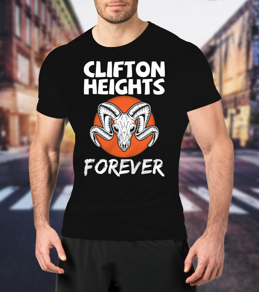 Clifton Heights Forever Ram Skull T-Shirt