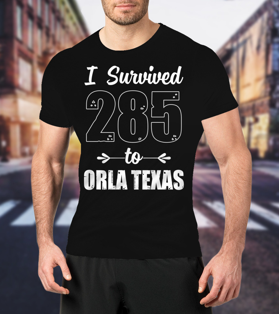I Survived 285 To Orla Texas Journey T-Shirt