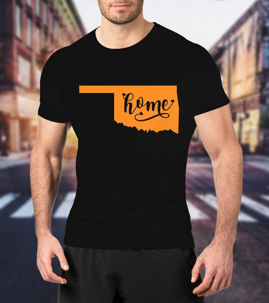 Oklahoma Home Map T-Shirt