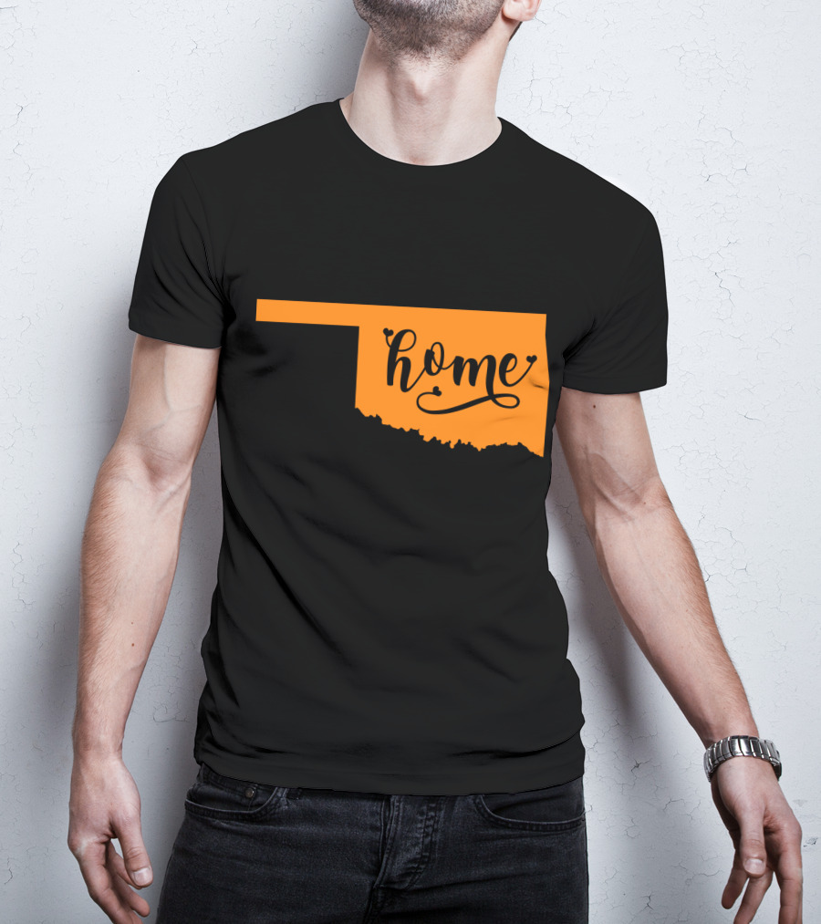 Oklahoma Home Map T-Shirt