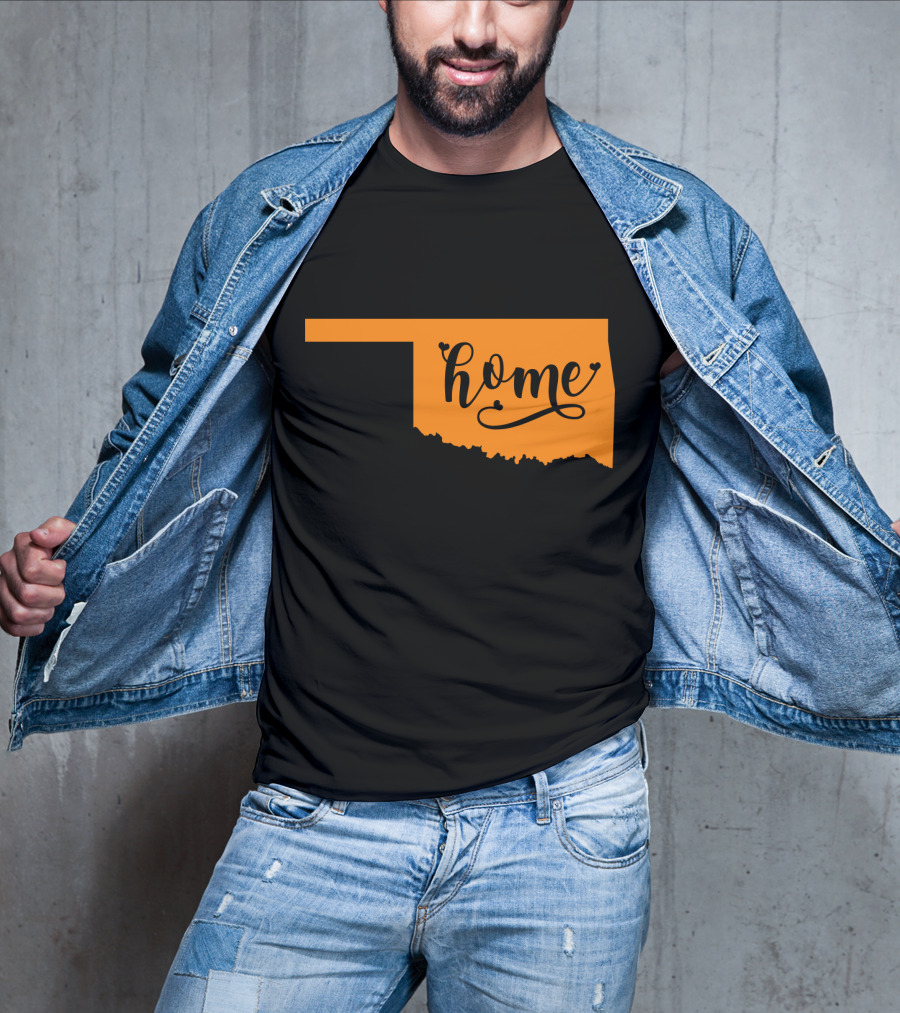 Oklahoma Home Map T-Shirt
