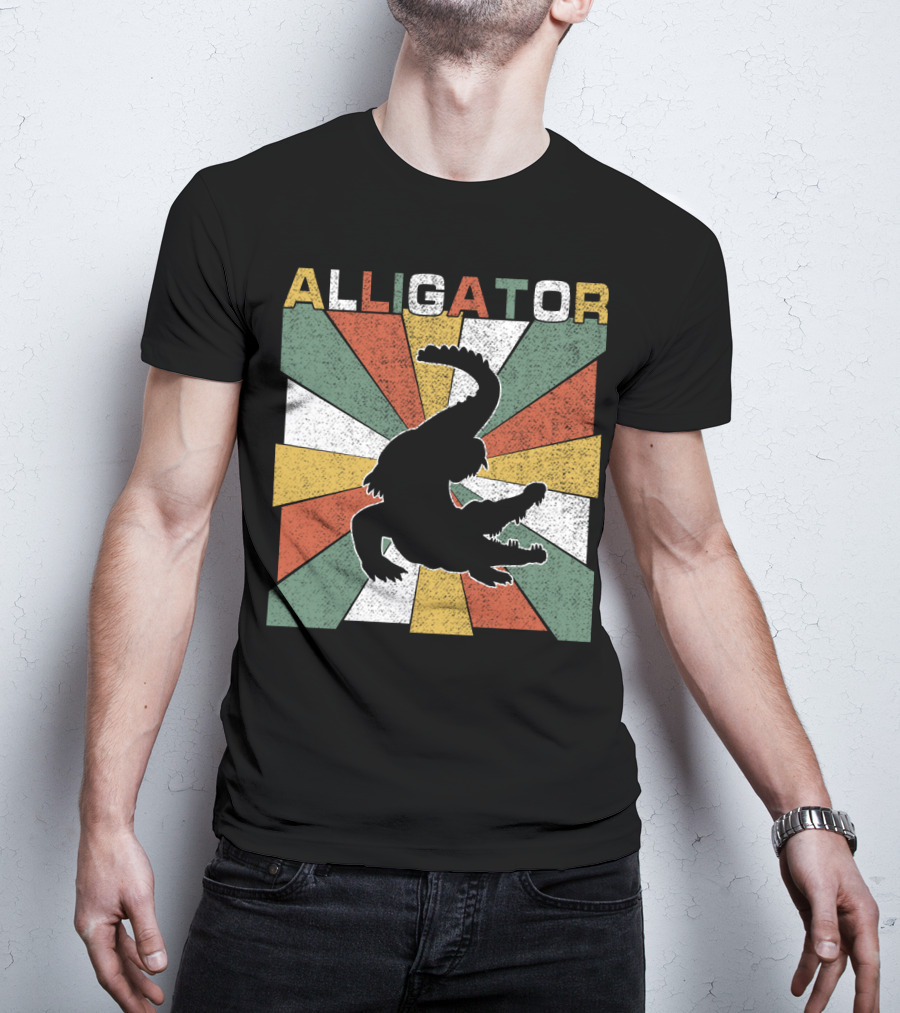 Alligator Retro 70s Vintage T-Shirt