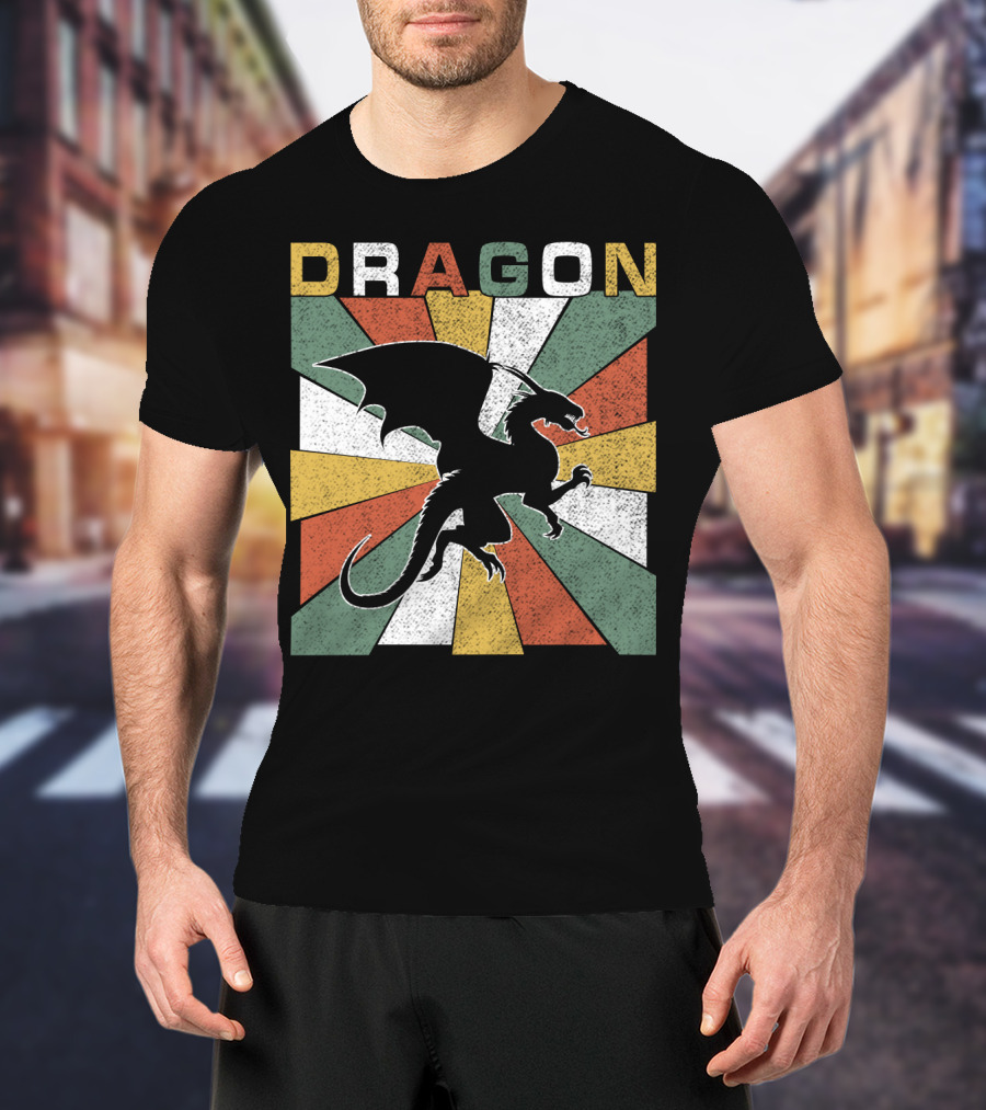 Dragon Vintage 70s Rainbow Burst T-Shirt