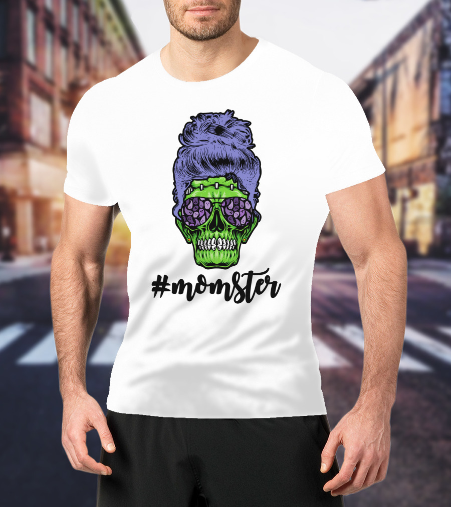 Momster Skull Halloween T-Shirt