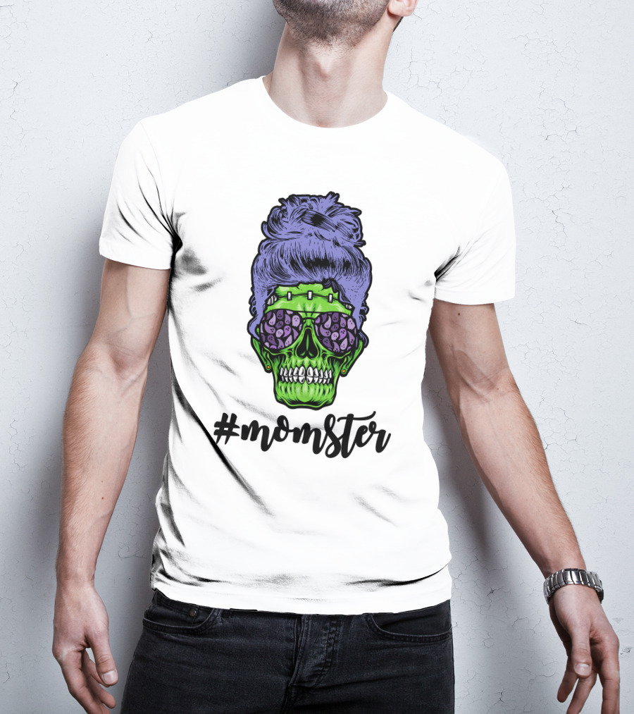 Momster Skull Halloween T-Shirt