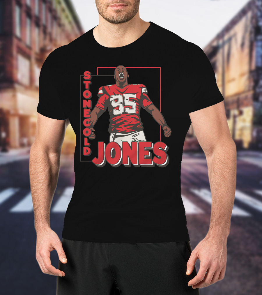 Stone Cold Jones Kansas City Chiefs Number 95 T-Shirt