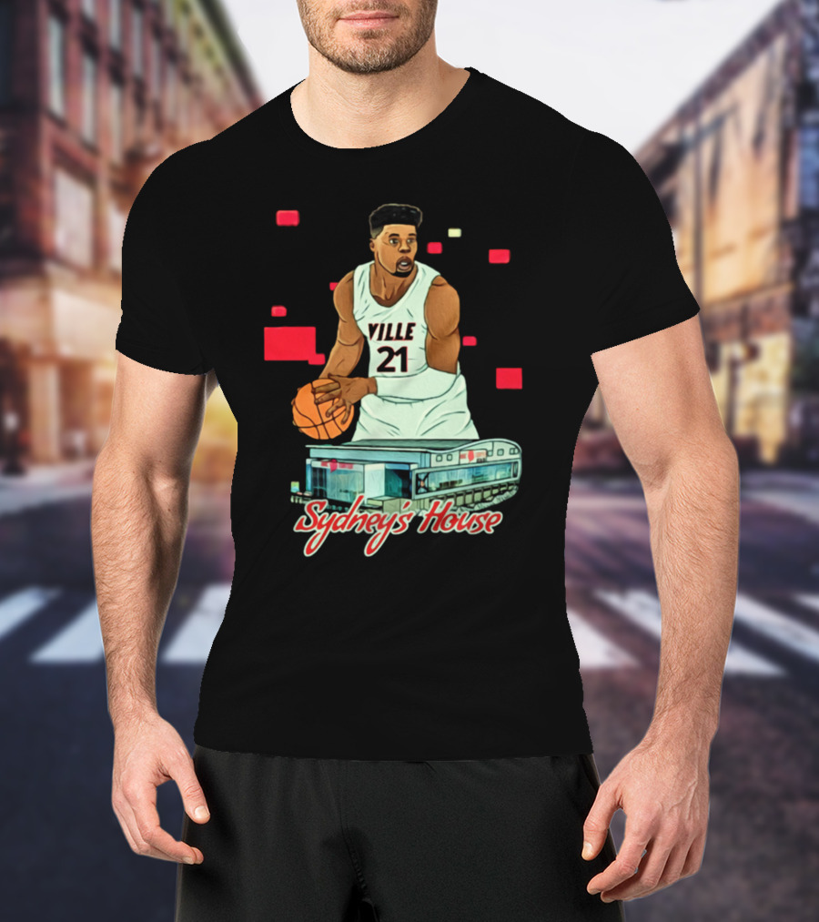 Sydney's House Ville 21 Basketball Player T-Shirt