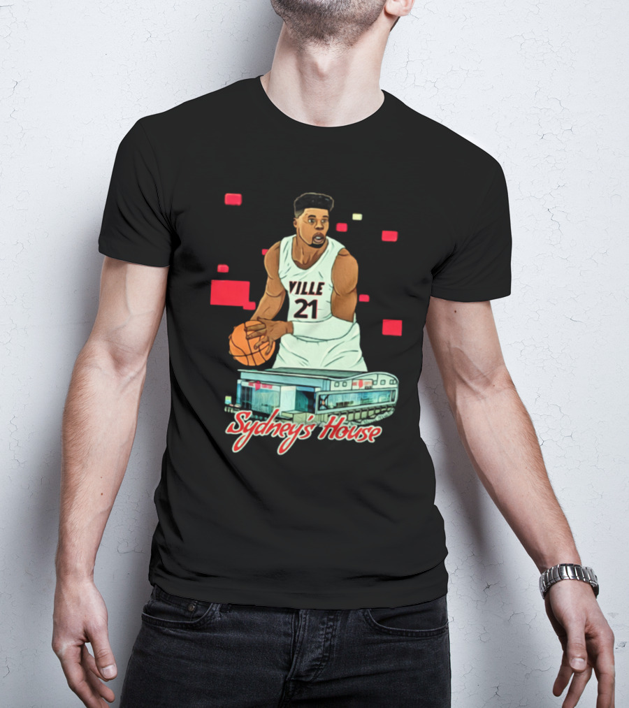 Sydney's House Ville 21 Basketball Player T-Shirt