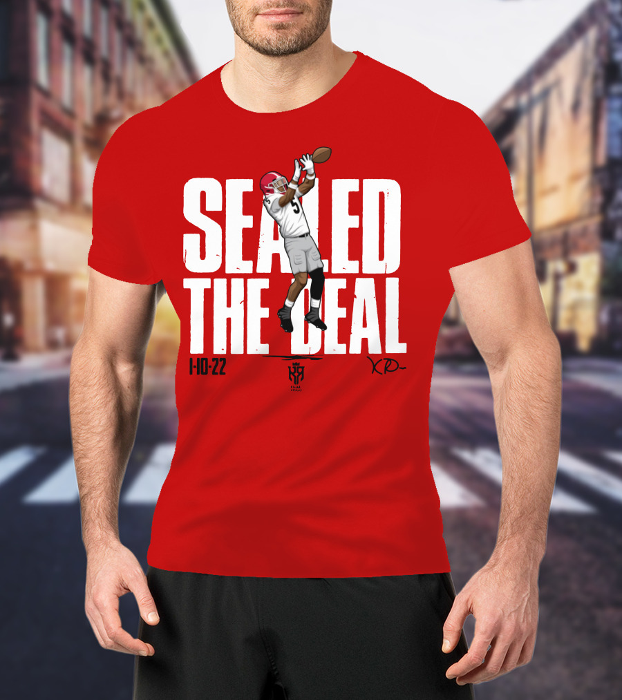 Kelee Ringo Sealed The Deal 1-10-22 Football Catch T-Shirt