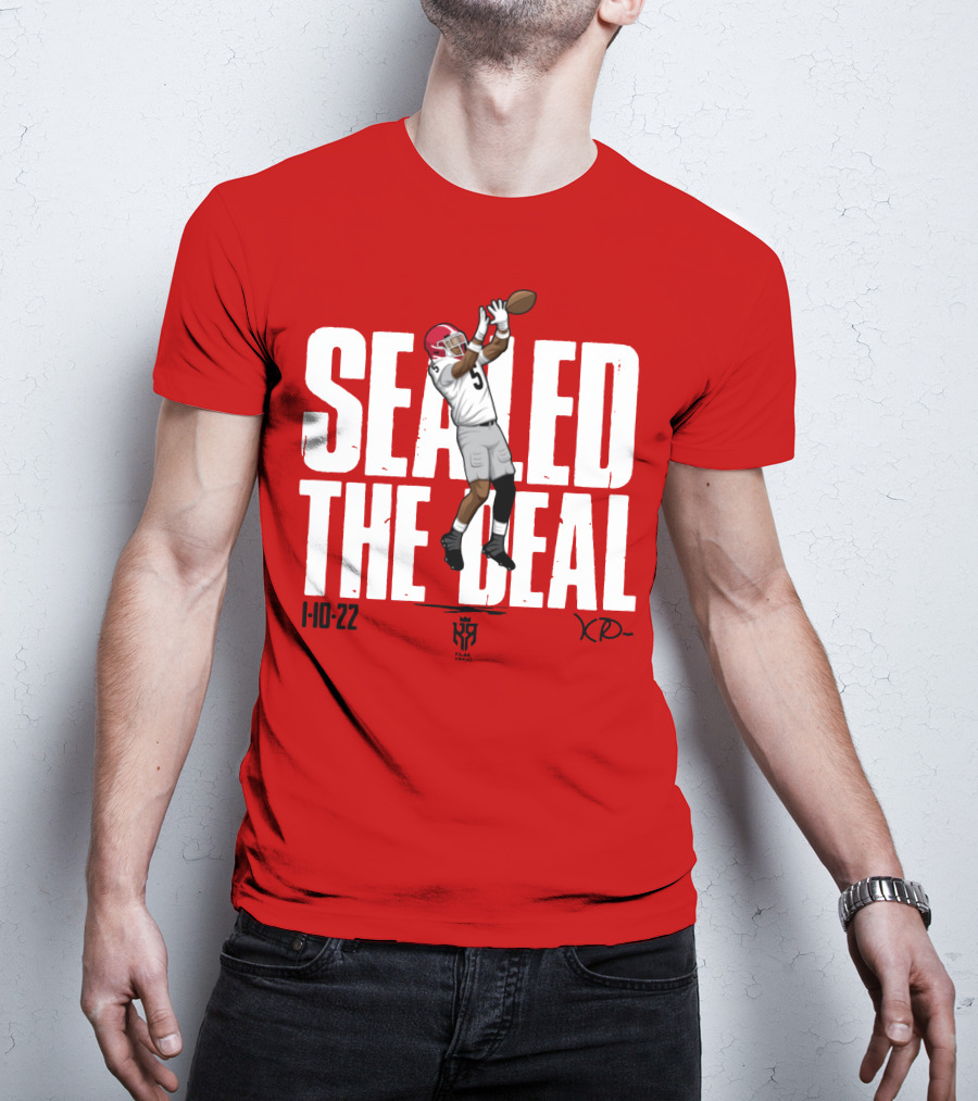 Kelee Ringo Sealed The Deal 1-10-22 Football Catch T-Shirt