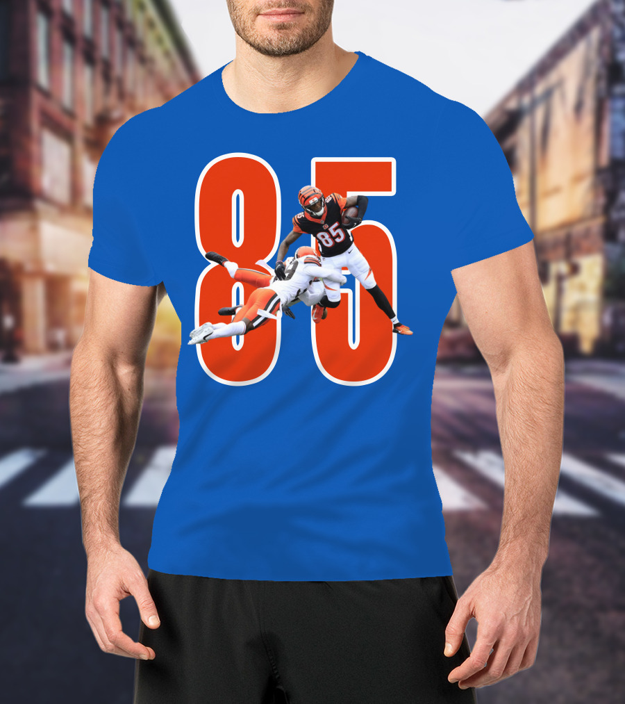 Tee Higgins Tamaurice William Cincinnati Bengals 85 Football T-Shirt