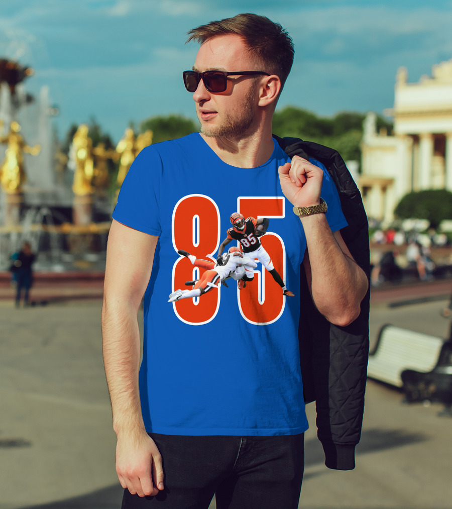 Tee Higgins Tamaurice William Cincinnati Bengals 85 Football T-Shirt