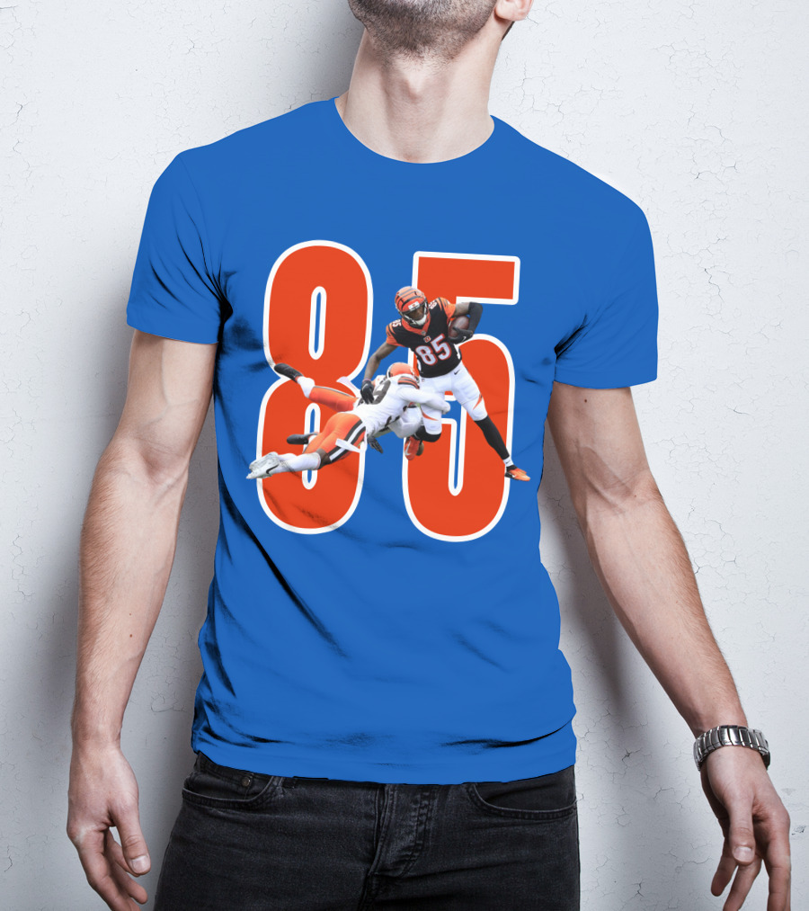 Tee Higgins Tamaurice William Cincinnati Bengals 85 Football T-Shirt