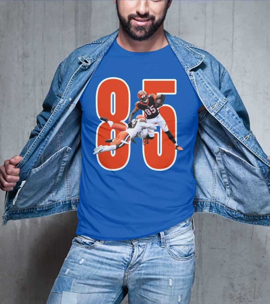 Tee Higgins Tamaurice William Cincinnati Bengals 85 Football T-Shirt