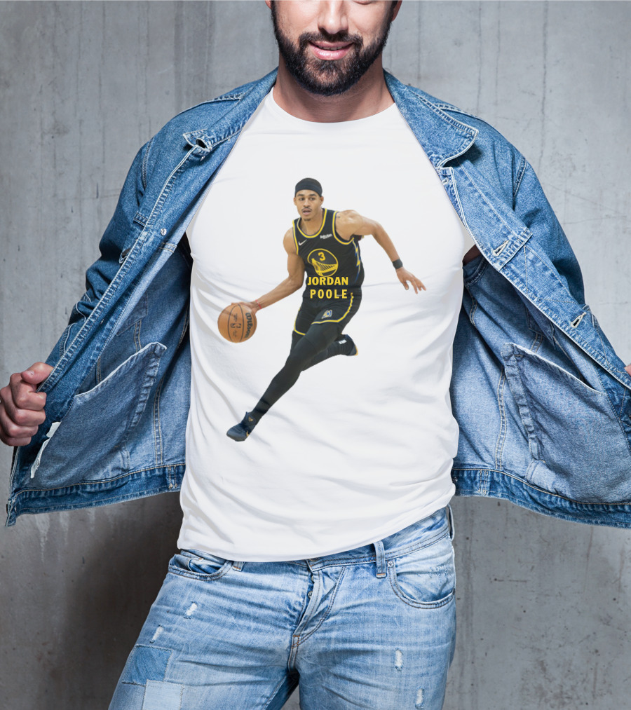 Jordan Poole NBA Golden State Warriors Basketball T-Shirt