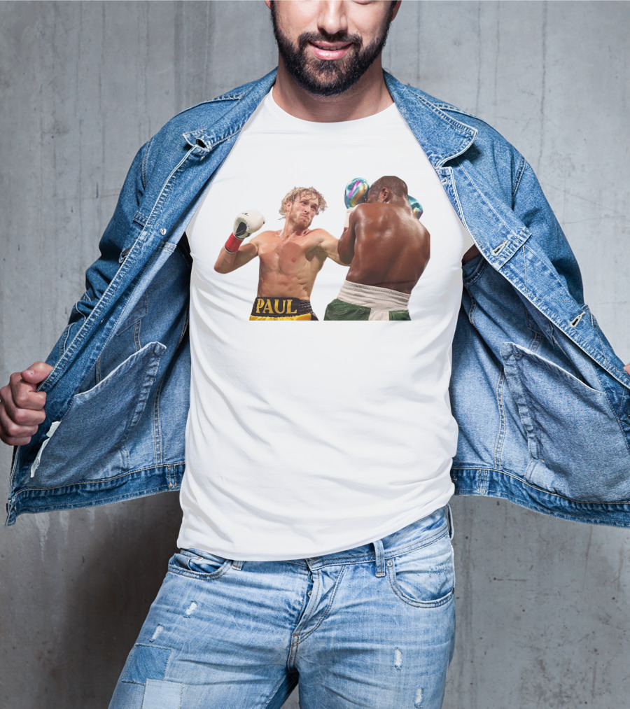 Logan Paul Boxing Match Action Scene T-Shirt