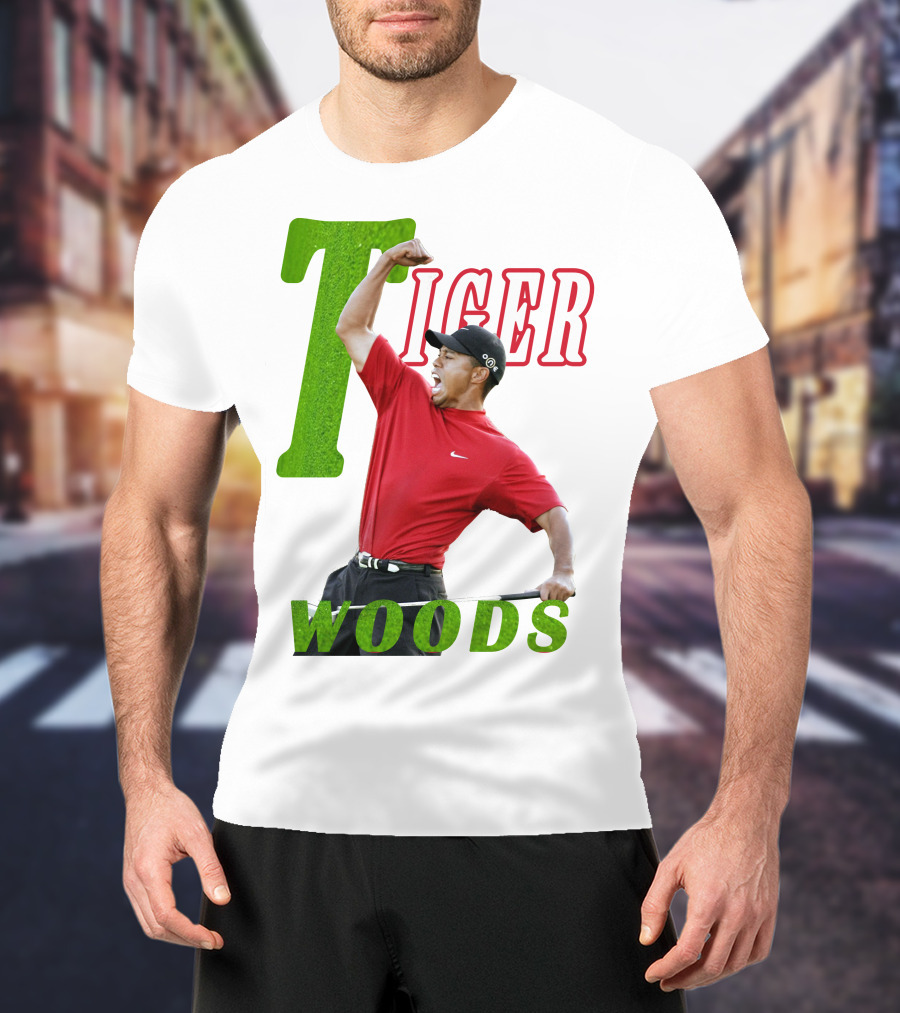 Tiger Woods Golfe Victory T-Shirt