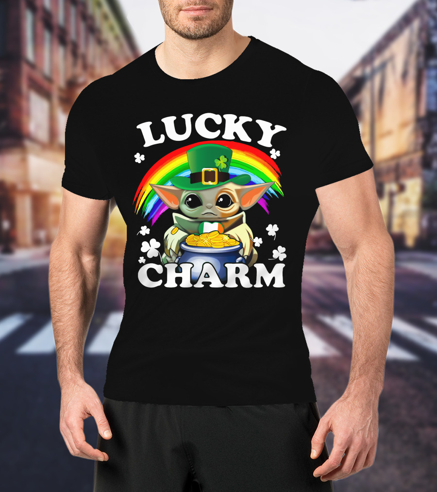 BBYD Lucky Charm Rainbow Leprechaun Coins T-Shirt