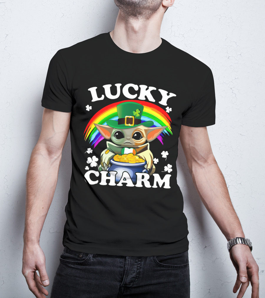 BBYD Lucky Charm Rainbow Leprechaun Coins T-Shirt