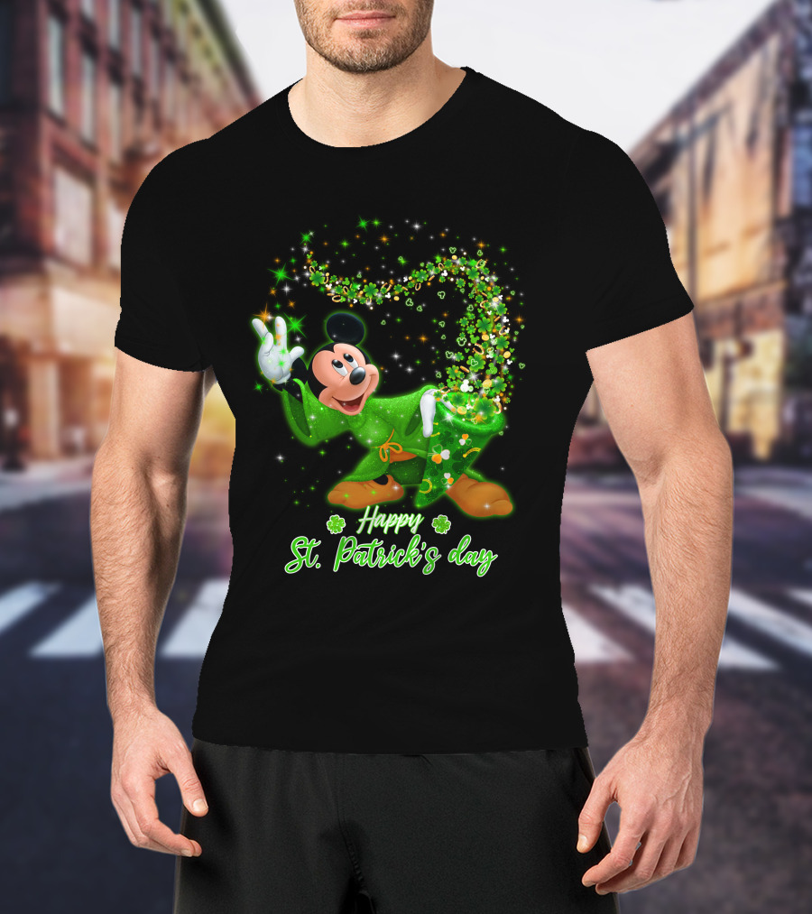 Happy St. Patrick's Day Mickey Mouse T-Shirt