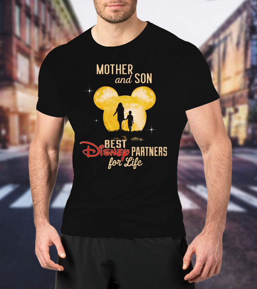 Mother And Son Best Disney Partners For Life T-Shirt