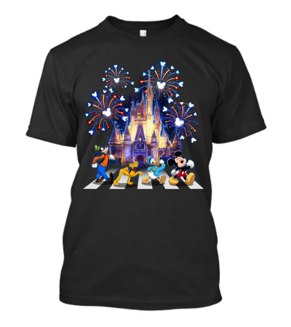 Iconic Friends Fireworks Castle Stroll T-Shirt