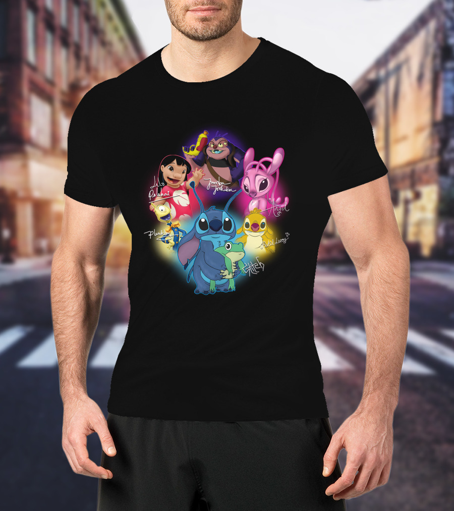 Stit And Friend Lilo Pleakley Jumba Jookiba Angel Leroy 626 625 T-Shirt